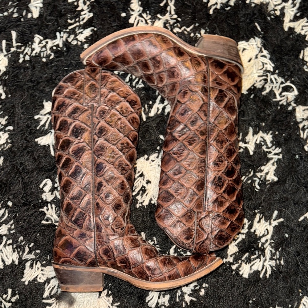 Nocona Brown Heeled Boots